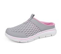 Allbestop Espadrilles Femme Chaussures Décontractées Femmes Printemps Été Talon Bas Bouche Peu Profonde Semelle Souple Couleur Unie Confortable Fond Plat(Rose,40)