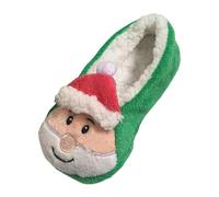 Allbestop Été Or Chaussures pour femmes, chaussettes de sol chaudes pour la maison, chaussettes d'intérieur en laine et pantoufles en coton et velours Cuir Bois(Vert,41)