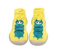 Allbestop Halloween Chaussures Bébé,Chaussons Cuir Souple Bébé Chaussures Hiver Homme Sandales Plateforme Enfant Boots Femme Fourrees Chaussure Toile Boss Chau(Jaune,26)