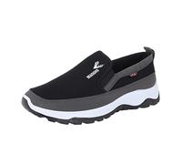 Allbestop Homme Femme Chaussures d'eau Léger Respirant,Basket Fitness Femme Chaussures sans Lacets Homme Chaussures Confort pour Pieds Larges Sandales De Sport Et D'(Le Noir,43)
