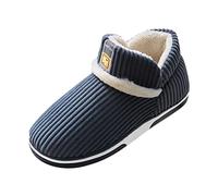 Allbestop Hommes Chaud Pantoufles Maison Chaud Coton Pantoufles Hiver Maison Coton Pantoufles Mode Imprimé Thermique Décontracté Chaussures