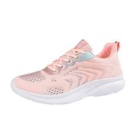 Allbestop Mesh Chaussette Fille Tennis Sneakers,Botte De Securite Homme Chantier Slip on Homme Chaussure Basquettes Homme Sneakers Book Bottines Noir Sport Sneakers(Rose,39)