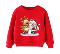 Allbestop Pull Noel Enfant Cardigan À Capuche,Jogging pour Les Enfants Cadeau Ado Garçon 14 Ans Cardigan Fille 6 Ans Doudoune sans Manche Enfant Sweater Enfant Vêtements Bebe Fille 18-2(b-S,4-5 Ans)
