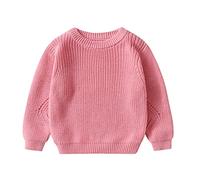 Allbestop Pull Noël Enfant Gilet Bébé Garçon,Pull Garcon 10 Ans Sweat Enfant 3 Ans Gilet Cardigan Enfant Fille Sweatshirt Zippé Enfant Sweat Bebe Cadeau Ado Fille 16 Ans(Rose-a,12-18 Mois)