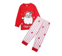 Allbestop Pyjama Peignoir Enfant 4-12 Ans Filles Et Garçons Pyjamas Ensemble Pull-Flanelle en Peluche d'hiver + Pajamas pour Enfants 2 Pièces