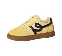 Allbestop Running Shoes Chaussures Plates Décontractées en Tendance À Lacets pour Femmes Confortables pour La Marche Et Les Sorties Quotidiennes Idées De Tenues Polyvalentes Toutes(Jaune,40)