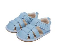 Allbestop Sandale Bebe Garcon Infant Boys Girls Shoes First Shoes Summer Toddler Hollow Out Flat Sandals Sandale Bebe Garcon(Bleu,20.5)