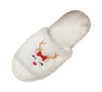 Allbestop Sandales Compensées Bout Fermé pour Couple, Nouvelle Printemps et Automne 2023, pour Loisirs à Domicile Chaussure Soft Forum Low(Blanc,41)