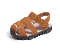 Allbestop Sandales Garcon Sandales Sport Fermées pour Garçons Adaptées Aux Activités en Plein Air et à La Plage Confort pour Jeux Marche et Nautisme Garçon(Jaune,29)