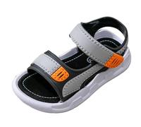 Allbestop Sandales pour Enfants, Basket Enfant Garcon Sports & Outdoors Sabot Plastique Enfant Chaussure Garçon Claquettes Garcon Sandales Plastique Plage(Gris,32)