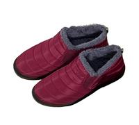 Allbestop Santiag Femme, Bottines pour Femme Bottes Neige Mode Bottes à Lacets Hiver Bottines Chaudes Stivali Western Alti Fino Al Ginocchio pour Chaud en Hiver(Rouge,45)