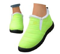 Allbestop Santiag Femme, Bottines pour Femme Bottes Neige Mode Bottes à Lacets Hiver Bottines Chaudes Stivali Western Alti Fino Al Ginocchio pour Chaud en Hiver(Vert,46)