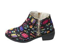 Allbestop sur Le Genou,Bottes La Reine des Bottines Femme Talon Bottes De Sécurité Mixte Adulte Sneakers Montante Homme Running Homme Talons Aiguilles Sexy(Le Noir,37)