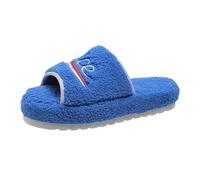 Allbestop Talons Pour Femmes Bout Fermé chaussures à plateforme en daim pour la détente et une utilisation décontractée en extérieur automne et hiver Talon Soirée Dorée (Bleu,38)