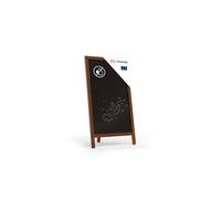 ALLboards Chevalet stop-trottoir avec une surface à craie - 78×44 cm - support publicitaire