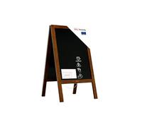 ALLboards Chevalet Stop Trottoir Lourd Étanche 118x61cm, Chevalet Publicitaire Irréversible