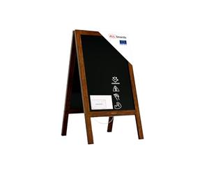 ALLboards Chevalet Stop Trottoir Lourd Étanche 118x61cm, Chevalet Publicitaire Irréversible