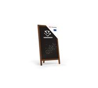 ALLboards Chevalet stop-trottoir pliable étanche avec une surface à craie - 78x44 cm - support publicitaire