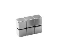 ALLboards MS6CUBE ALLboards aimant argenté, métal 1,0 x 1,0 x 1,0 cm, 6 pcs.
