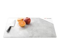 ALLboards Planche à Découper & Plateau en Verre 50x40cm avec Motif BÉTON II