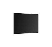 ALLboards Plaque de Protection en Verre Trempé Universel et Multifonction 60x52cm avec Style Noir Sombre, Planche à Découper, Plateau en Verre