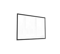 ALLboards Pochette Magnétique pour Documents A3 Noir, Porte-Affiches Transparent pour Surfaces Magnétiques