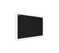 ALLboards Tableau à Craie Noir avec Cadre en Bois Blanc Style Smartphone 90x60cm, Tableau pour Ecrire