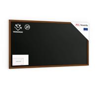 ALLboards Tableau à Craie Noir Etanche avec Cadre en Bois Laqué 200x100cm, Tableau Noir Exterieur