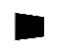 ALLboards Tableau à Craie Noir Magnétique avec Cadre en Aluminium Premium EXPO 90x60cm