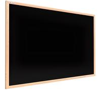 ALLboards Tableau à Craie Noir Magnétique avec Cadre en Bois 80x50cm