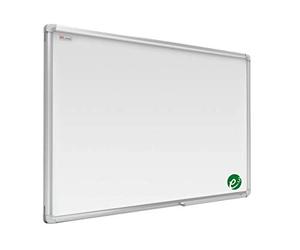 ALLboards Tableau Blanc Emaillé Magnétique Effaçable à Sec avec Cadre en Aluminium 120x90cm, Whiteboard Tableau Blanc en Porcelaine