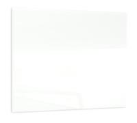 ALLboards Tableau Blanc en Verre CLASSIC WHITE 120x90cm, Tableau Magnétique sans Cadre, Verre Trempé