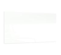 ALLboards Tableau Blanc en Verre CLASSIC WHITE 200x100cm, Tableau Magnétique sans Cadre, Verre Trempé