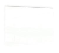 ALLboards Tableau Blanc en Verre CLASSIC WHITE 90x60cm, Tableau Magnétique sans Cadre, Verre Trempé