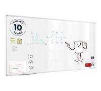 ALLboards Tableau Blanc Magnétique Effaçable à Sec avec Cadre en Aluminium Premium EXPO 180x90cm, Whiteboard