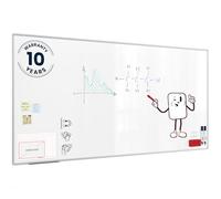 ALLboards Tableau Blanc Magnétique Effaçable à Sec avec Cadre en Aluminium Premium EXPO 240x120cm, Whiteboard