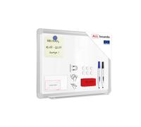 Tableau Blanc Magnétique Effaçable à Sec avec Cadre en Aluminium Premium EXPO 40x30cm G