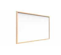 ALLboards Tableau Blanc Magnétique Effaçable à Sec avec Cadre en Bois 120x90cm, Whiteboards