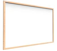 ALLboards Tableau Blanc Magnétique Effaçable à Sec avec Cadre en Bois 40x30cm