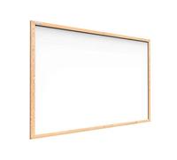 ALLboards Tableau Blanc Magnétique Effaçable à Sec avec Cadre en Bois 90x60cm, Whiteboards