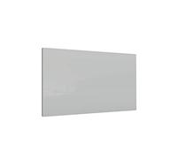 ALLboards Tableau en Verre Gris 90x60cm, Tableau Magnétique sans Cadre, Verre Trempé