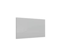 ALLboards Tableau en Verre Gris 90x60cm, Tableau Magnétique sans Cadre, Verre Trempé