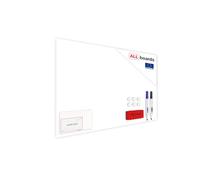 ALLboards Tableau Magnétique en Métal Blanc 150x90cm, MetalBoards pour tout type d’Aimants