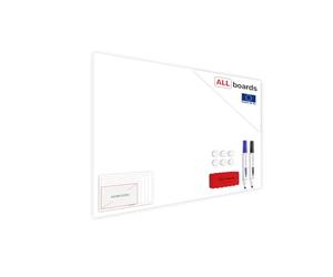 ALLboards Tableau Magnétique en Métal Blanc 150x90cm, MetalBoards pour tout type d’Aimants