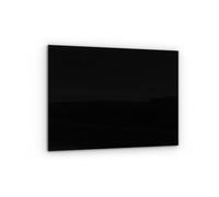 ALLboards Tableau Noir en Verre 60x40cm, Tableau Magnétique sans Cadre, Verre Trempé