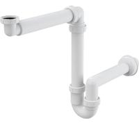 Allcadrain A434 Siphon à faible encombrement pour les lavabos avec un écrou 5/4