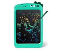 ALLCELE Tableau d'écriture LCD, jouet pour enfant à partir de 2, 3, 4, 5, 6 ans, garçon et fille, écran LCD de 8,5", tableau à colorier, dinosaure, cadeau d'anniversaire de Noël (vert)