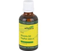 Allcura 1000 I.U. Vitamine D3 gouttes, 50 ml solution