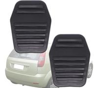 ALLDDSEA Plaquettes Pédale d'embrayage Frein pour Ford Fiesta MK5 2002-2008, Voiture Caoutchouc Pédales Couvercle 2 Pièces Pièces de Rechange 6789917