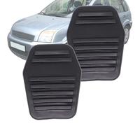 ALLDDSEA Plaquettes Pédale d'embrayage Frein pour Ford Fusion ju Europa Modell 2001-2012, Voiture Caoutchouc Pédales Couvercle 2 Pièces Pièces de Rechange 97kb2457ab
